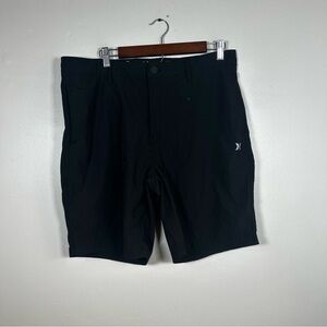 Hurley Black‎ Hybrid Performance Shorts Mens Size 36 Elastic Waist